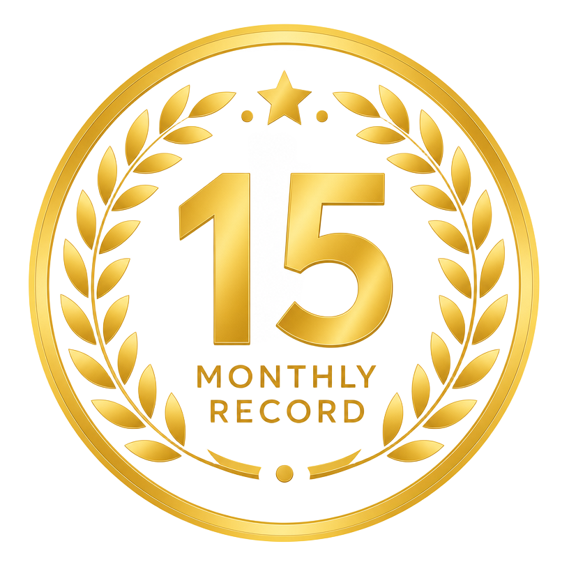 badge monthly record v8XZKRzm 1
